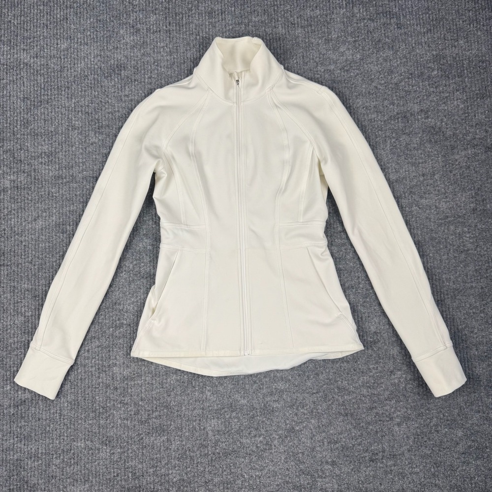 Lululemon In Profile Jacket Womens 6 Full Zip Athletic Yoga Running Thumbholes